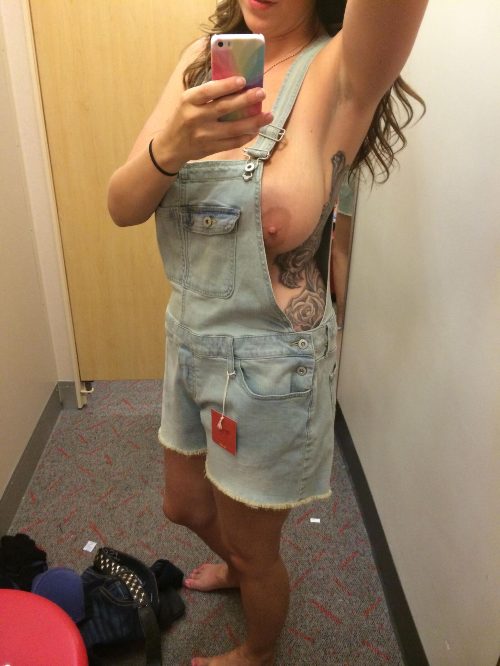 Christine Dressing Room Selfies