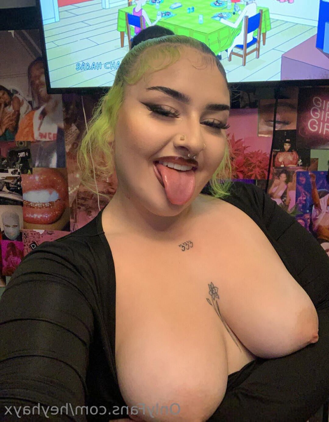 ヘイリービッグバットビッグおっぱいビューティーブルネットBBWガールミックスホットショット