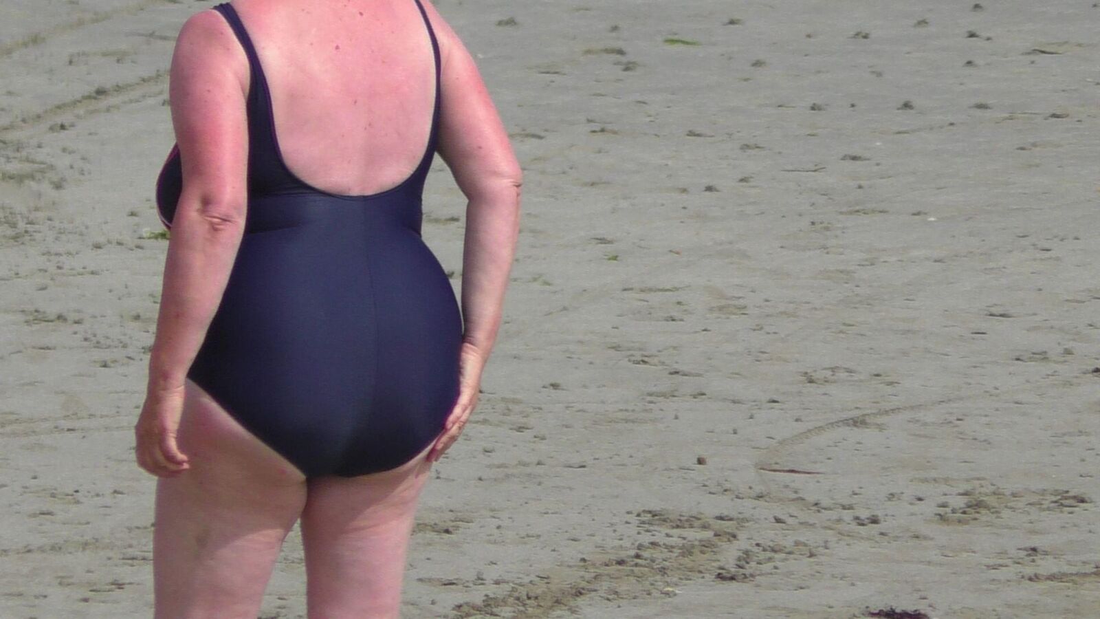 Beach Oma ausspioniert