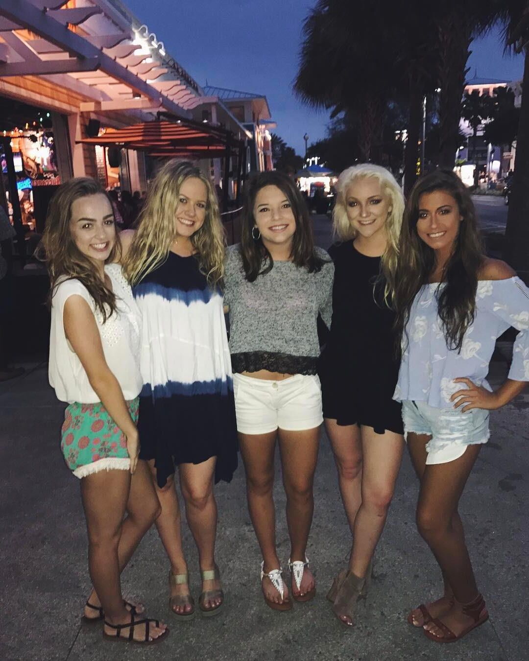 Mix of American College Sluts and Aussie Uni Sluts or Bimbos 