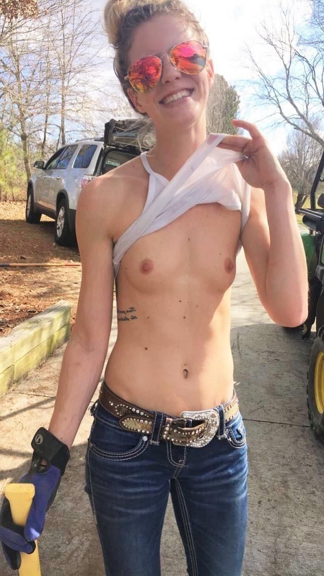 tits out 