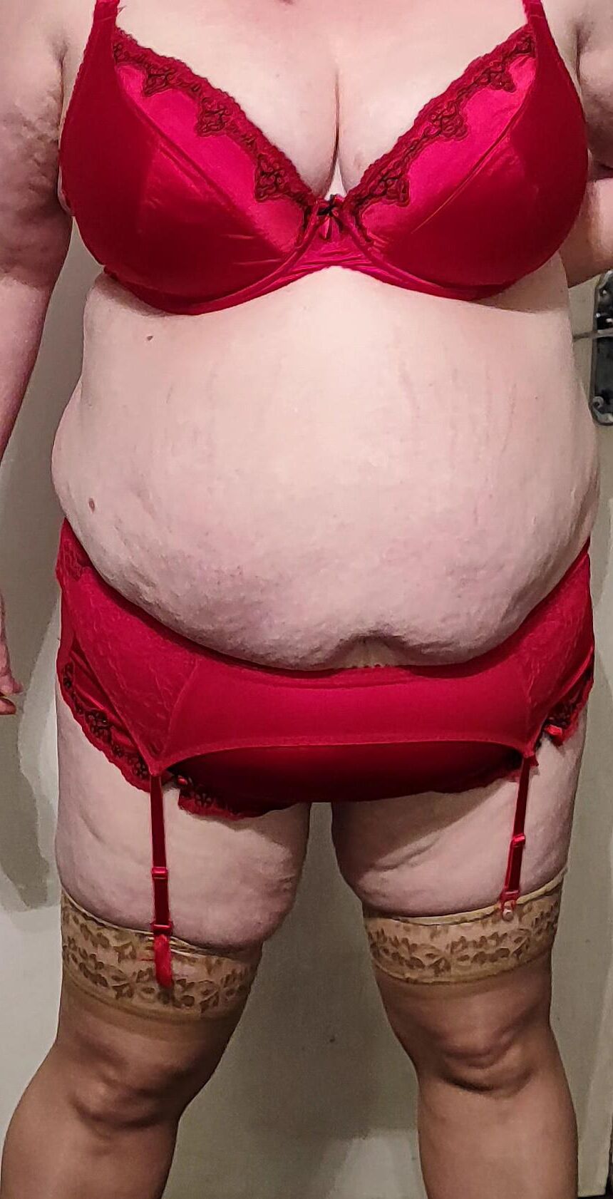 BBW Frau posiert