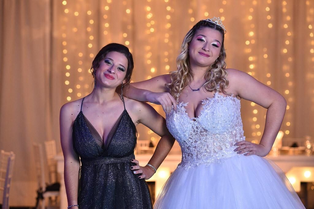 mom or daughter at the party?