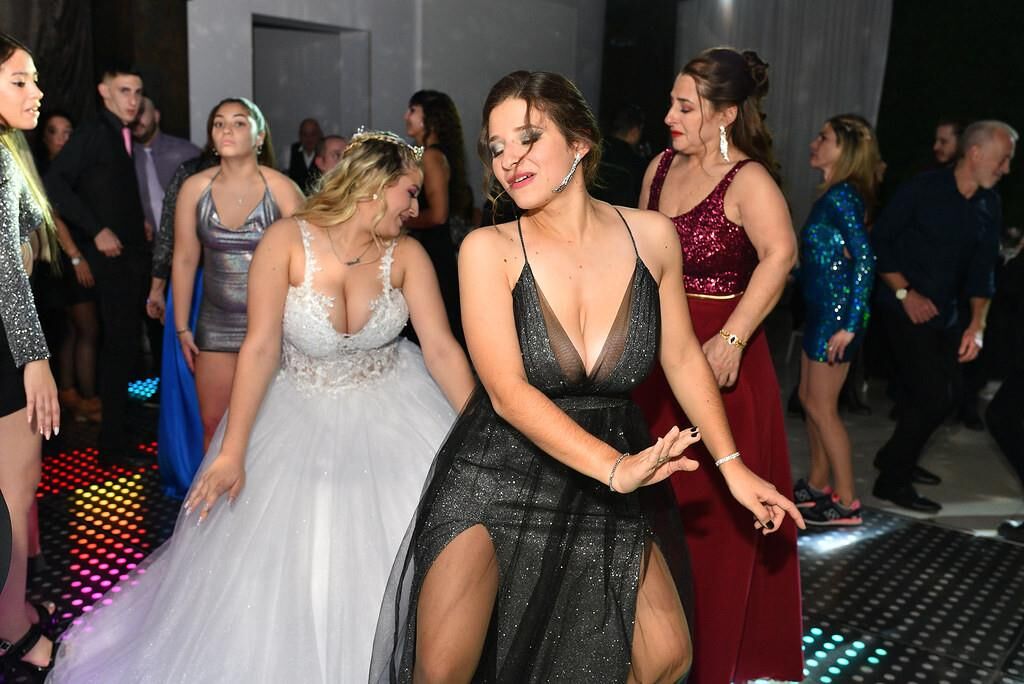 mom or daughter at the party?