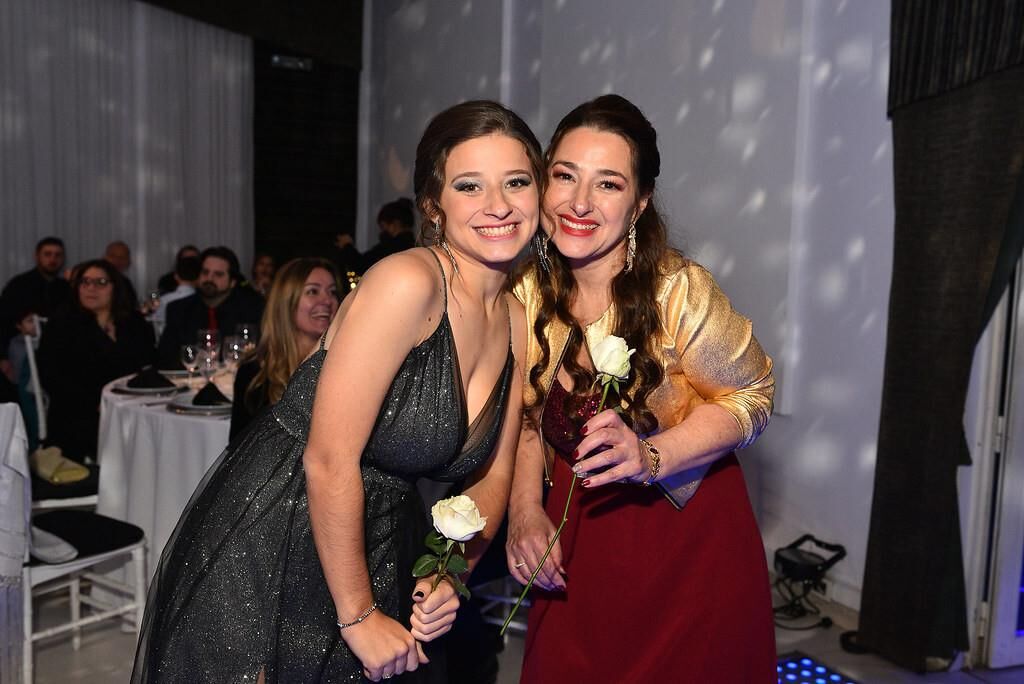 mom or daughter at the party?