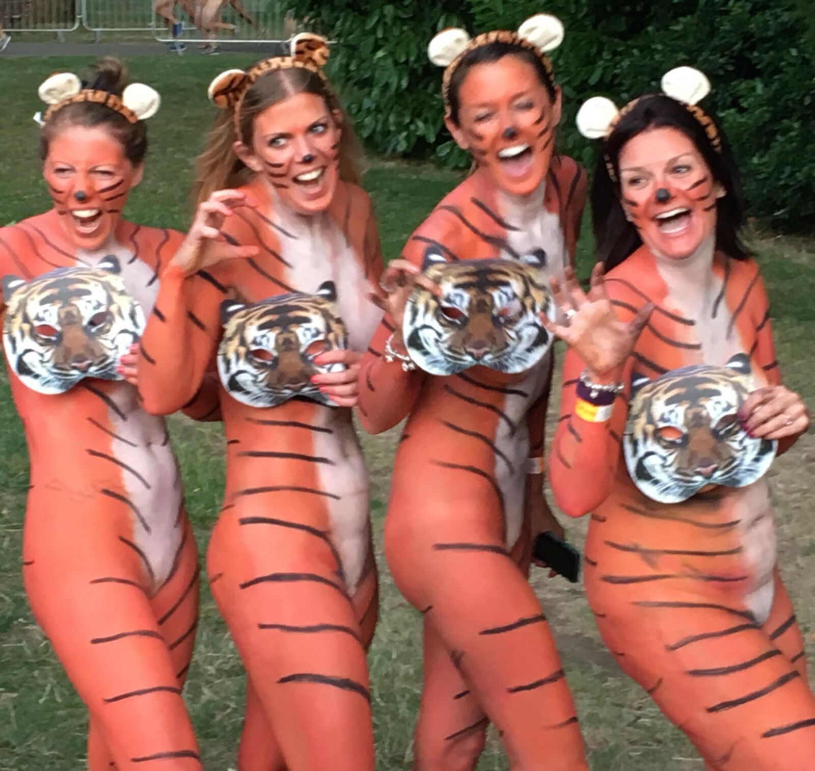 London Naked Tiger Run