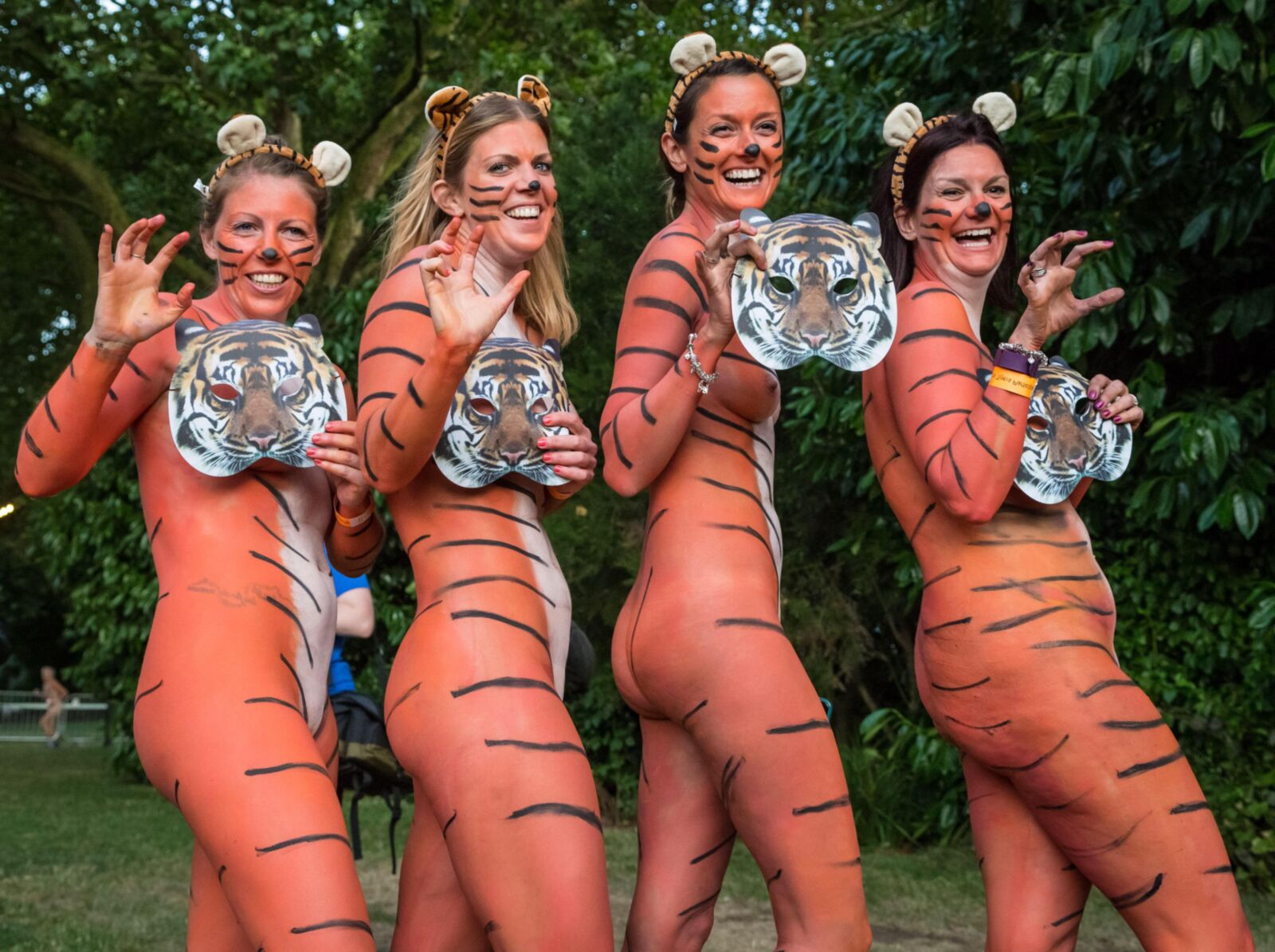 London Naked Tiger Run
