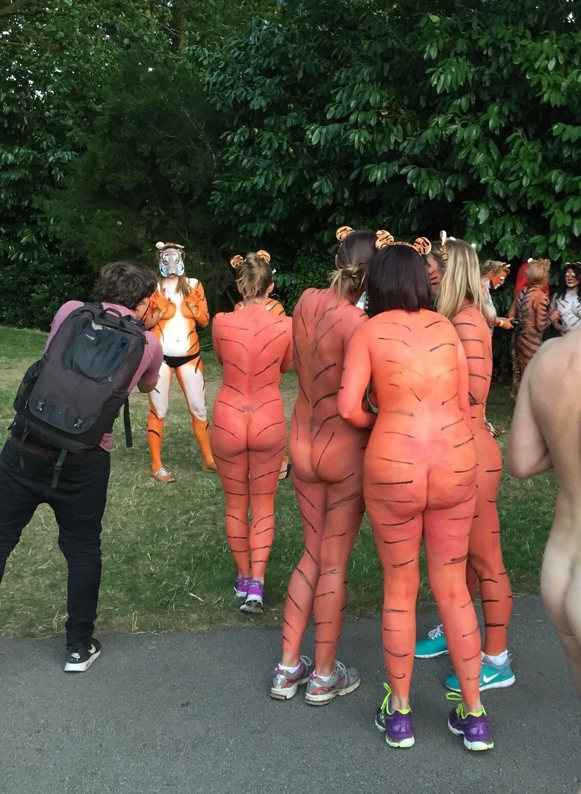 London Naked Tiger Run