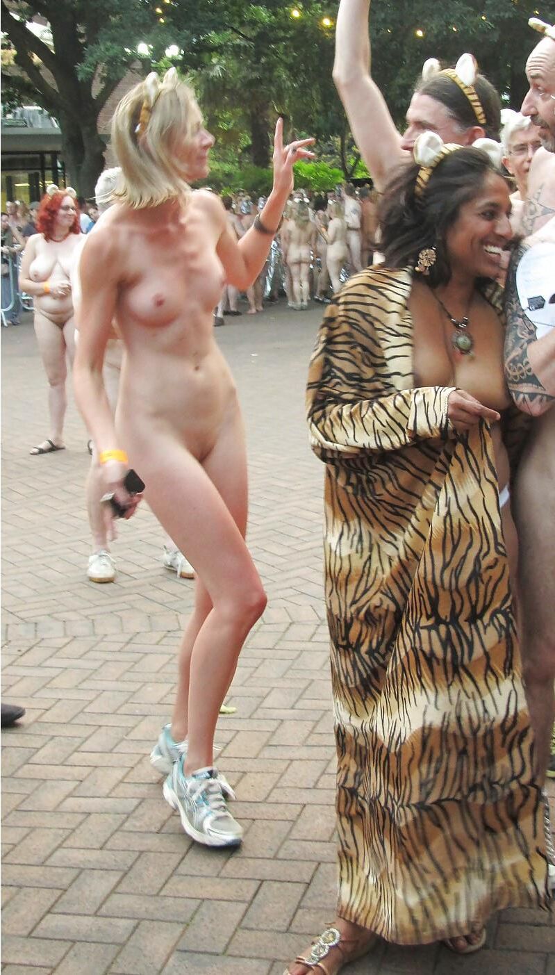 London Naked Tiger Run