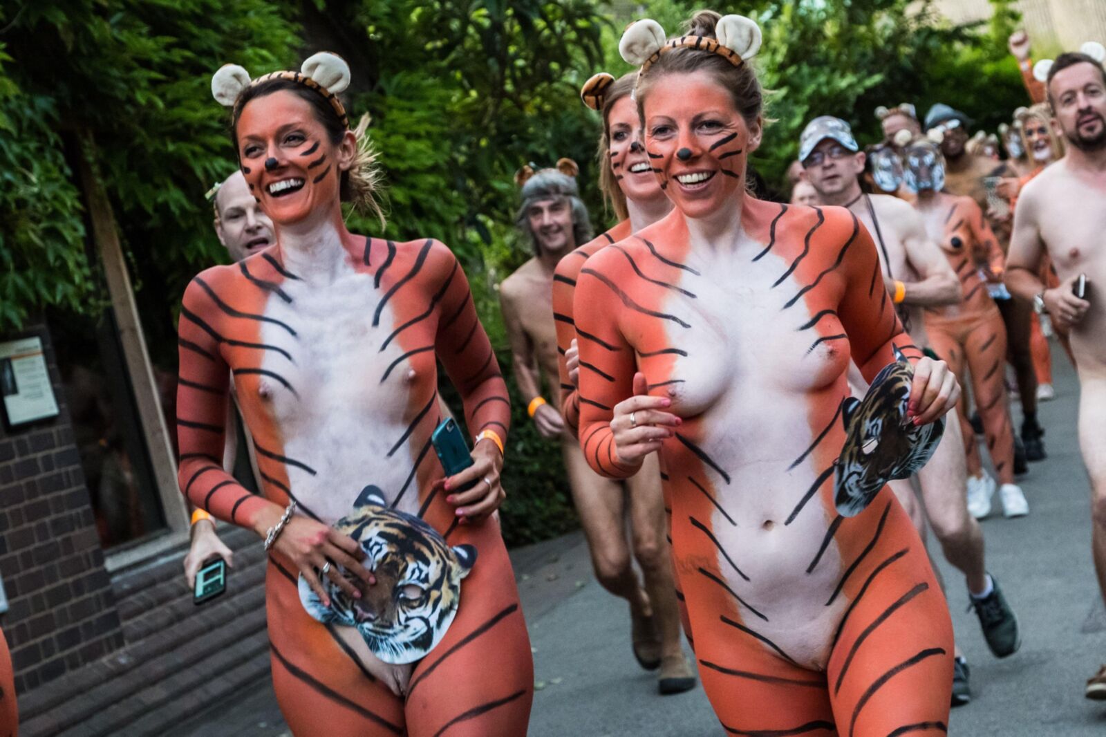 London Naked Tiger Run
