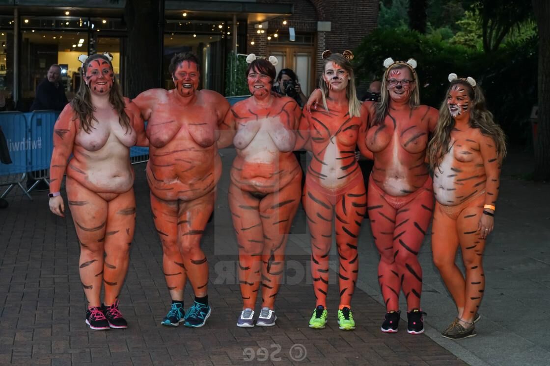 London Naked Tiger Run