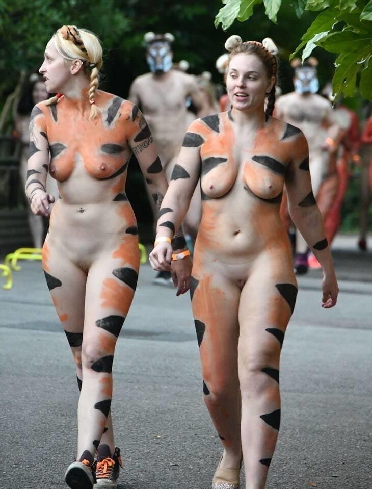 London Naked Tiger Run