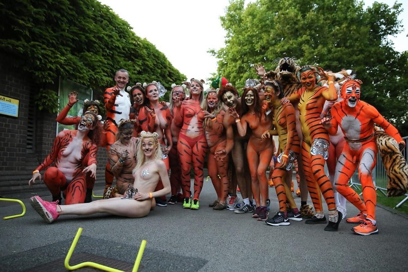 London Naked Tiger Run