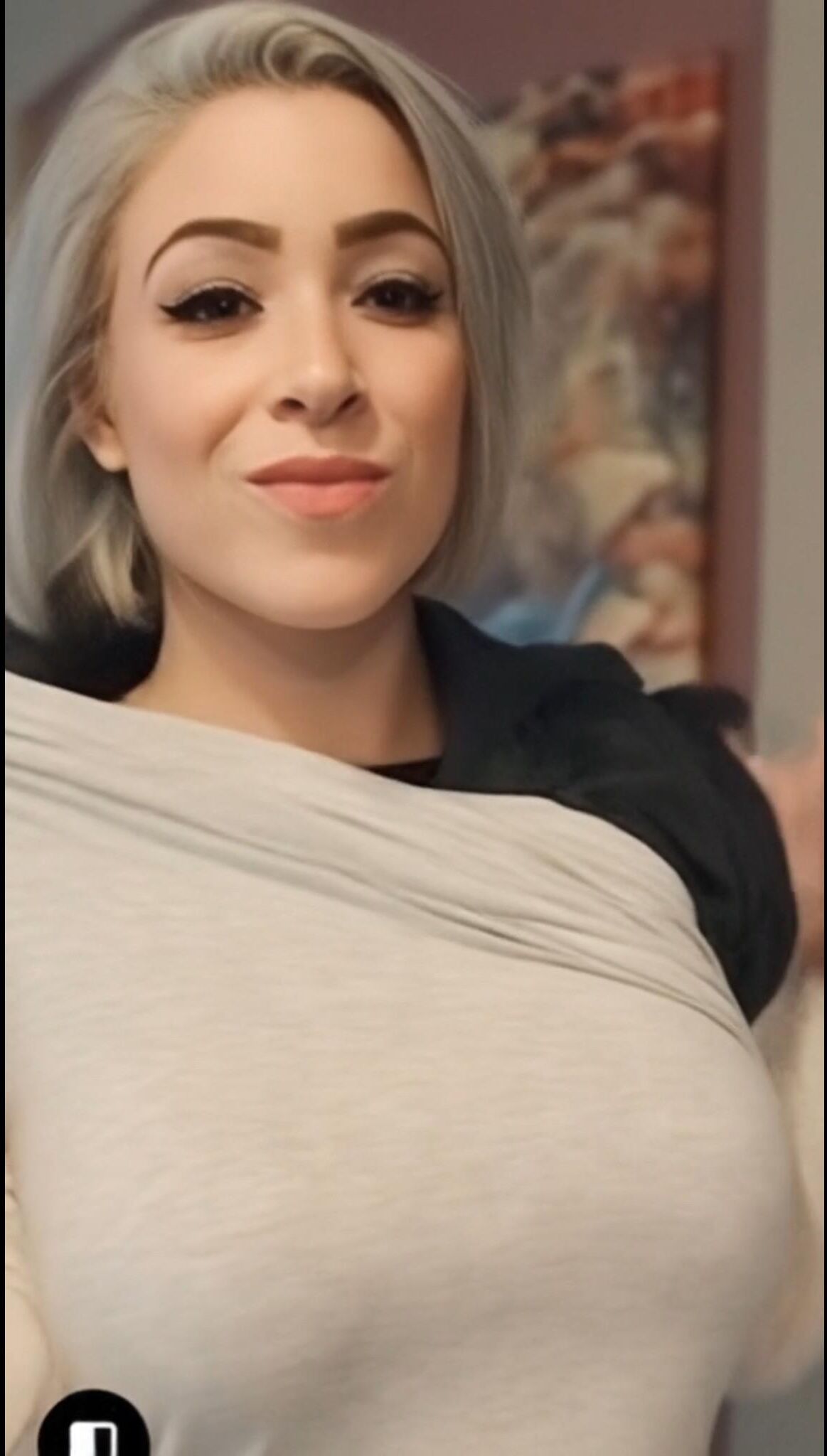 Ai meine Stieftochter (kurze platinblonde Titten)