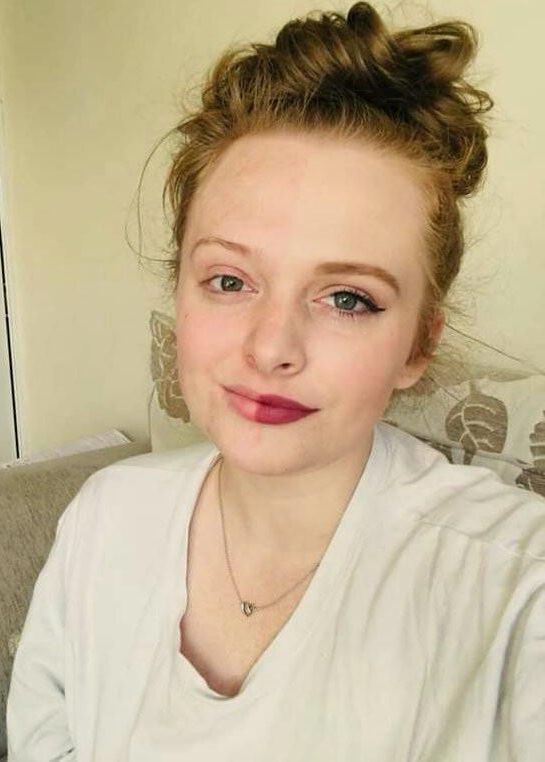 Petite brunette and busty redhead teen sisters 