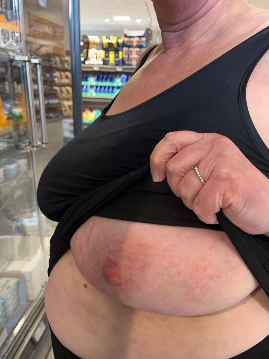Mature titted wife