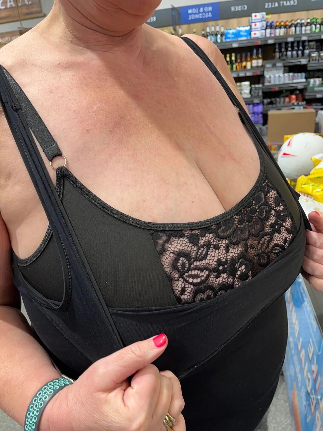 Mature titted wife