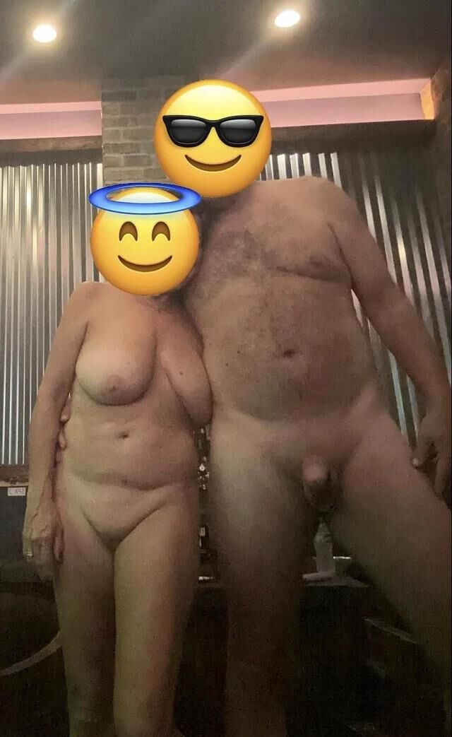Mature boobs wife