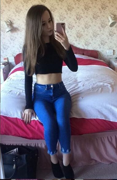 Petite brunette and busty redhead teen sisters 
