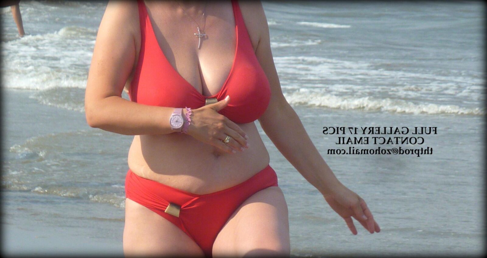 Huge Tits Grannies Beach Candid