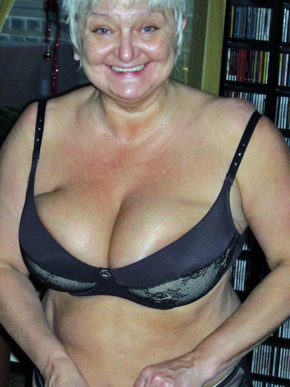 Posing in new lingerie