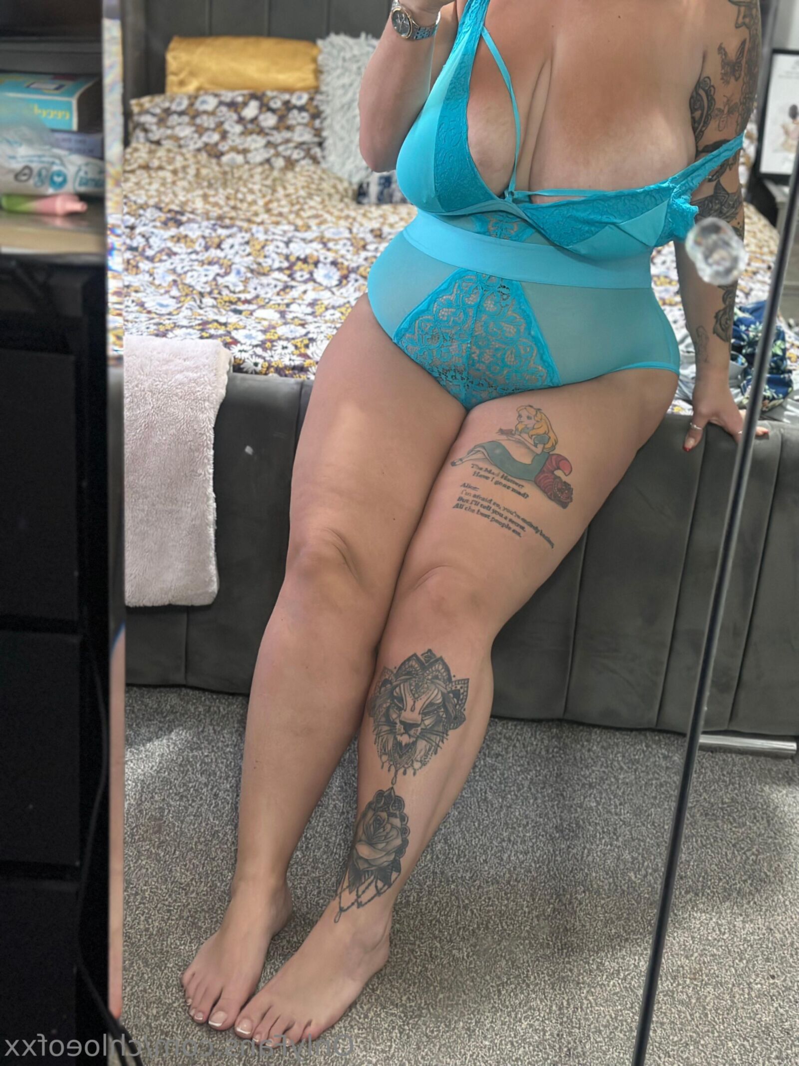 BBW durchbohrte schlaffe große Titten