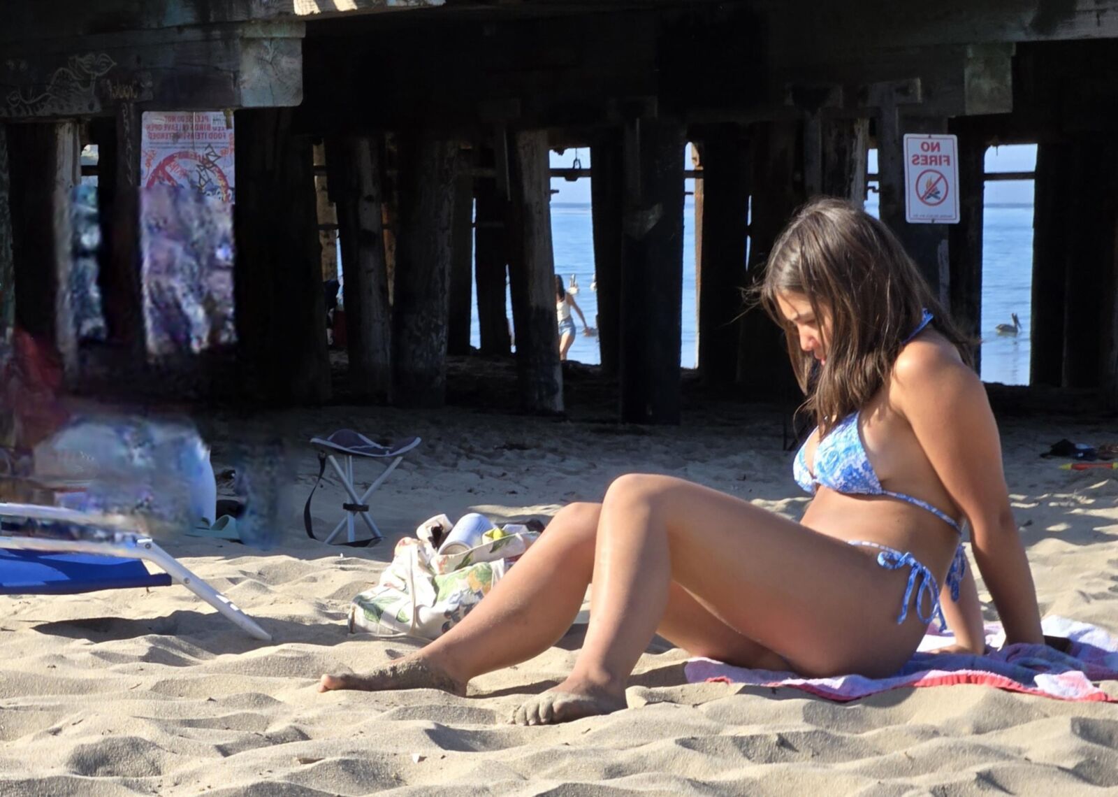 year old hottie in a bikini at the beach