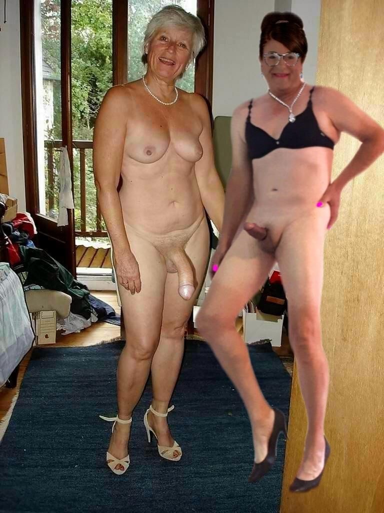 Naked women in heels