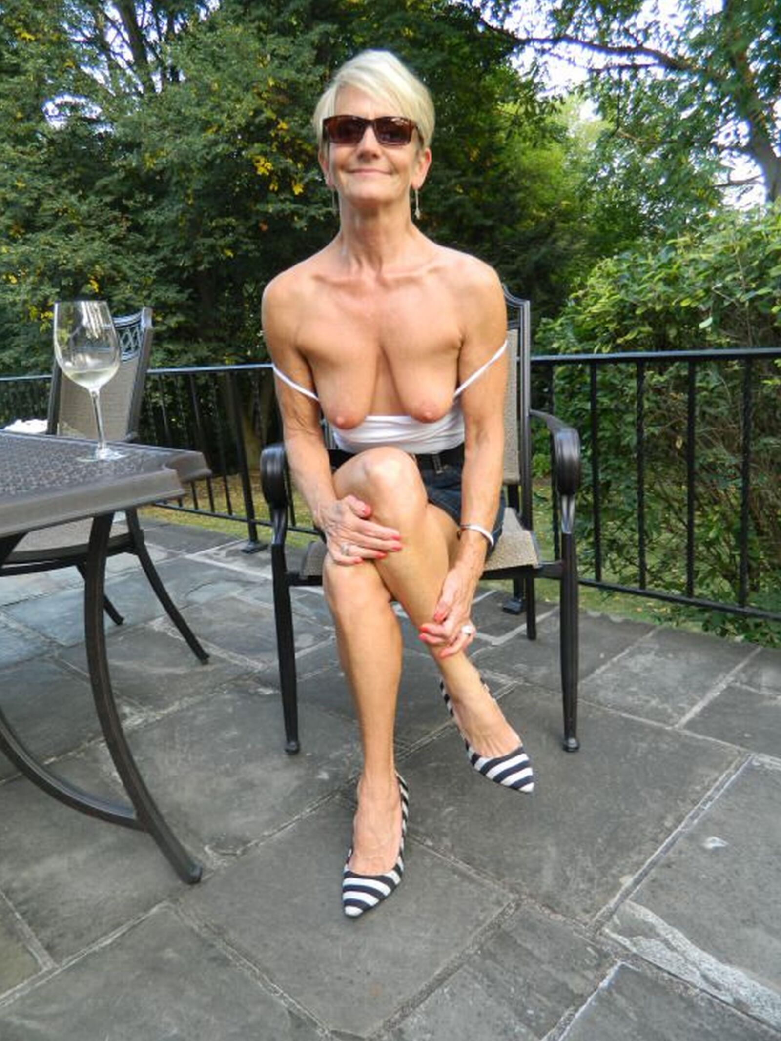 Naked women in heels 