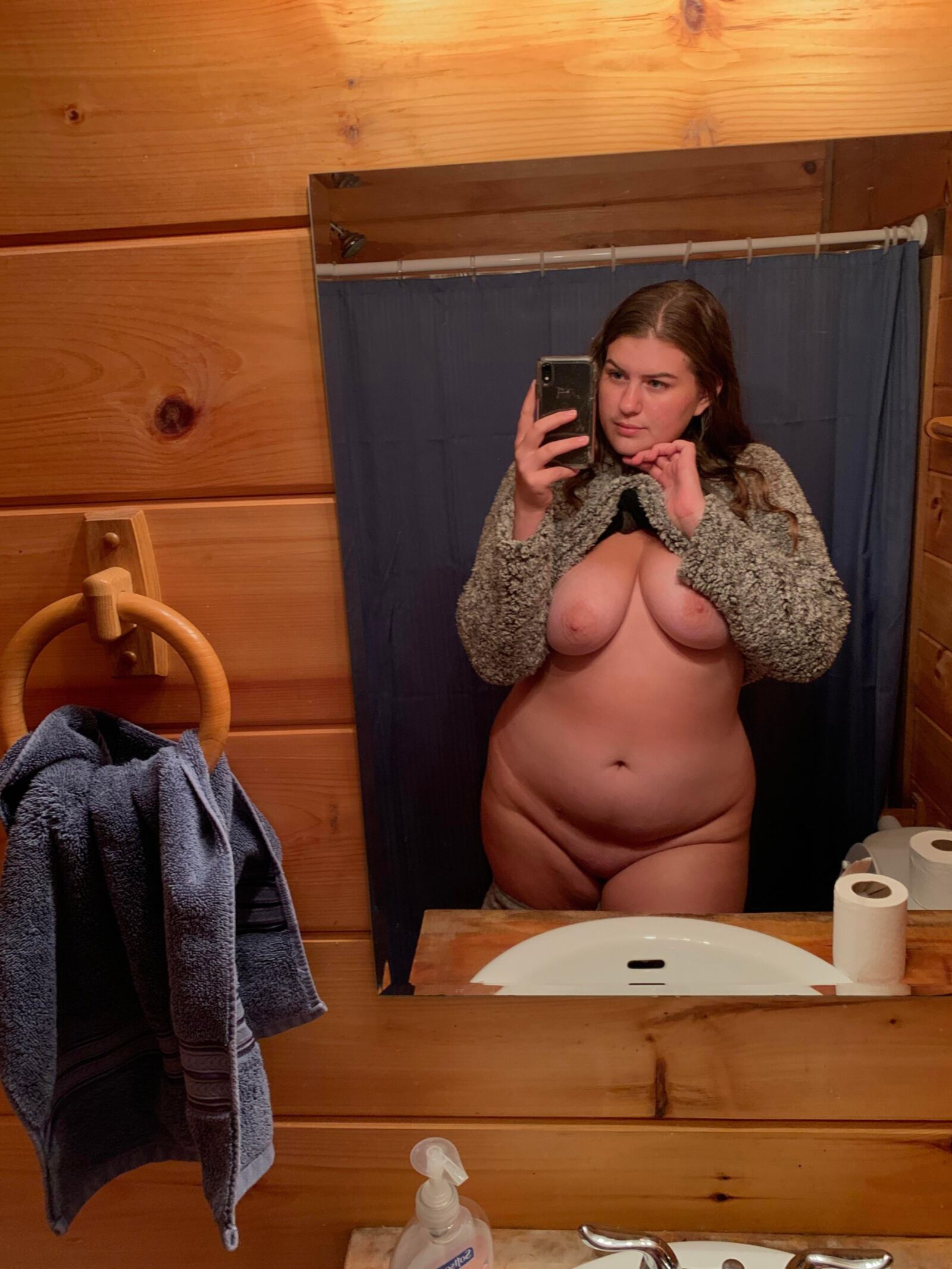HQ chubby / BBW selfies mirror ()