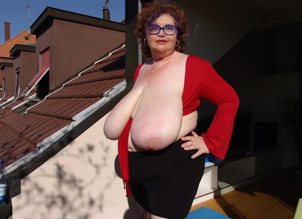Madura grandes tetas floppies y perchas