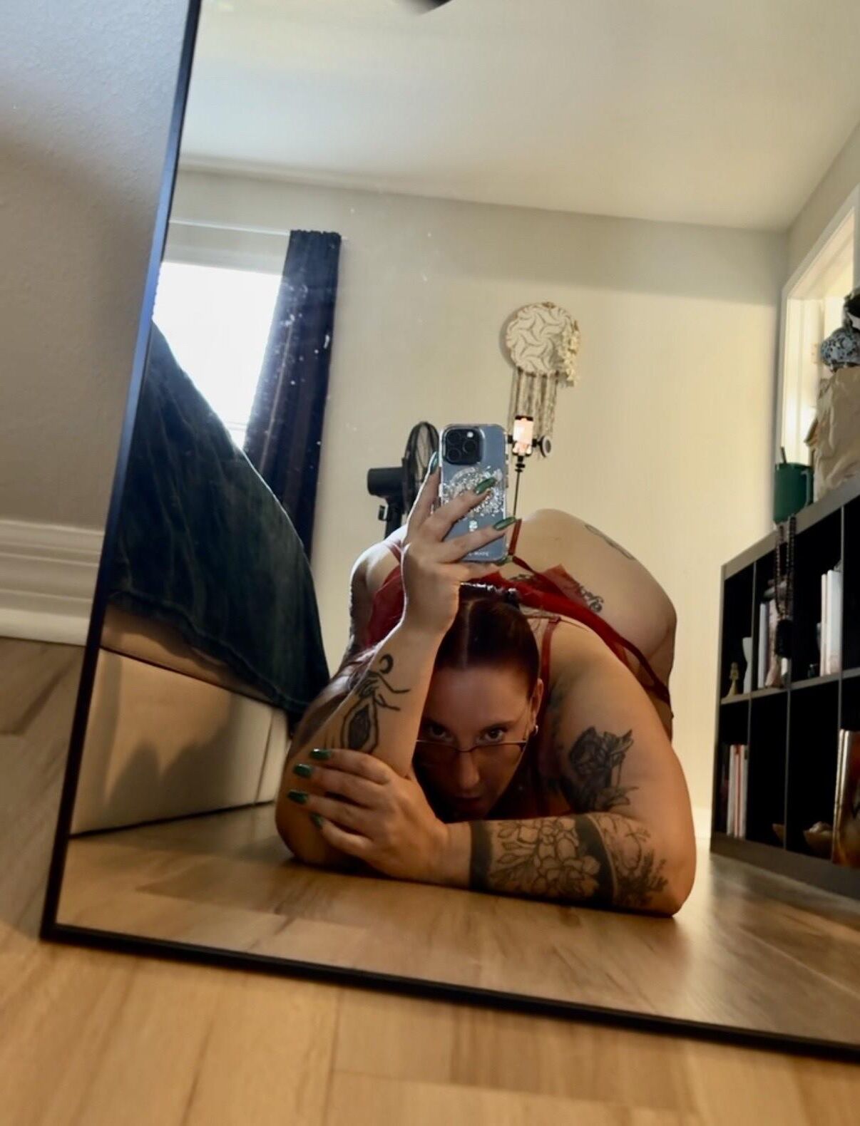 J B Huge Ass Big Boobs BBW Tattooed Wife with Glasses Mixed Shot