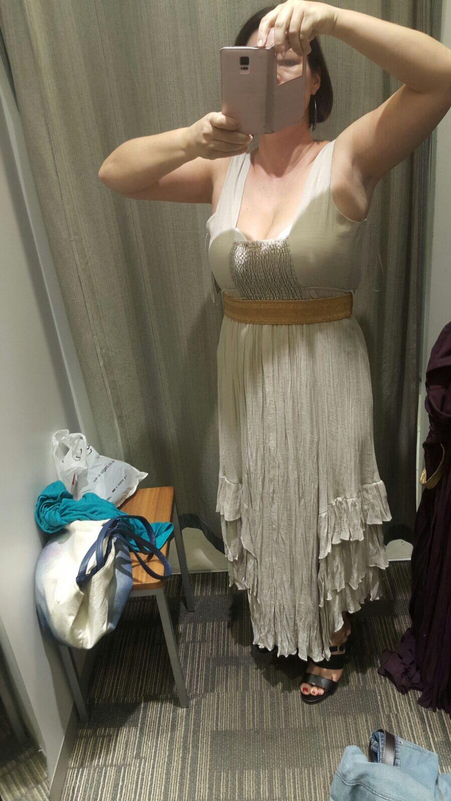 My real unaware Exposed big breasted German wife part 