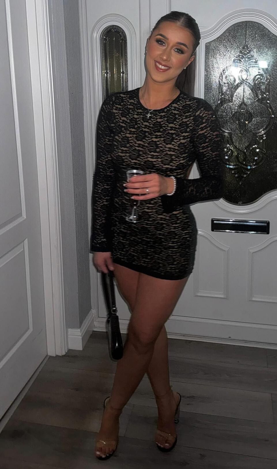 Perky Brunette Beauty