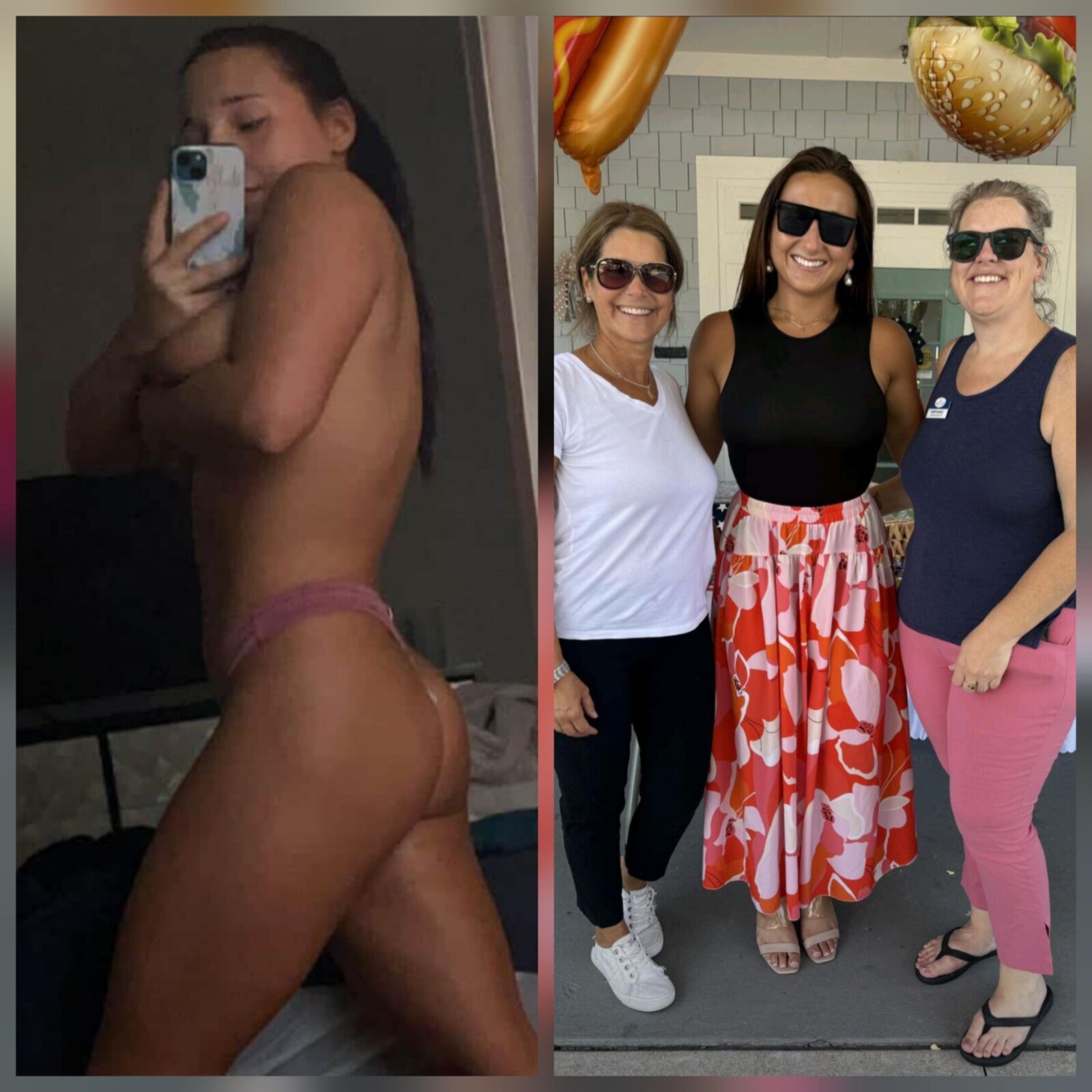 Ricki wanted to show her naked body.