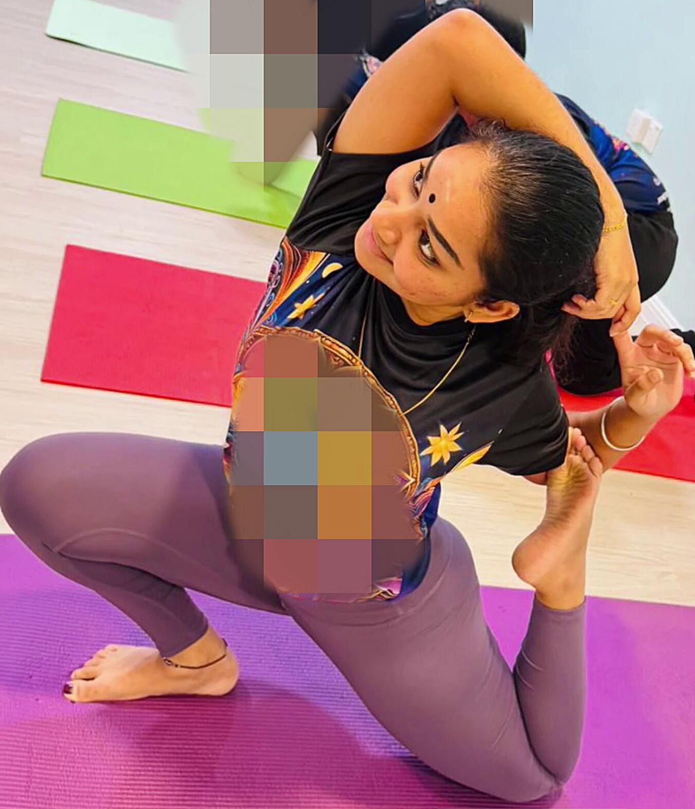Beautiful Asian Swinger Hotwife Yoga Teacher with Big Boobs