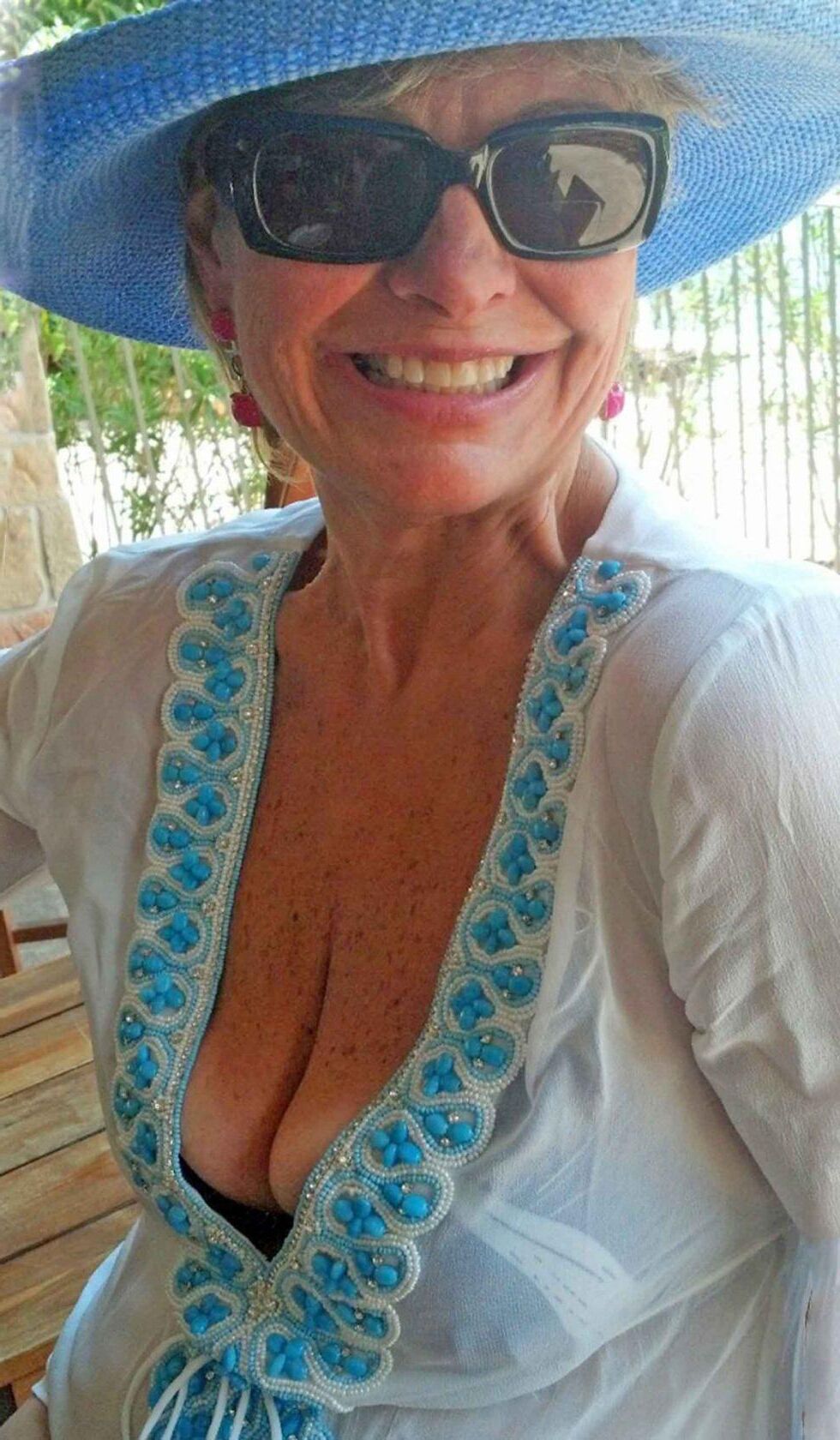 with their large cleavage they challenge you to touch