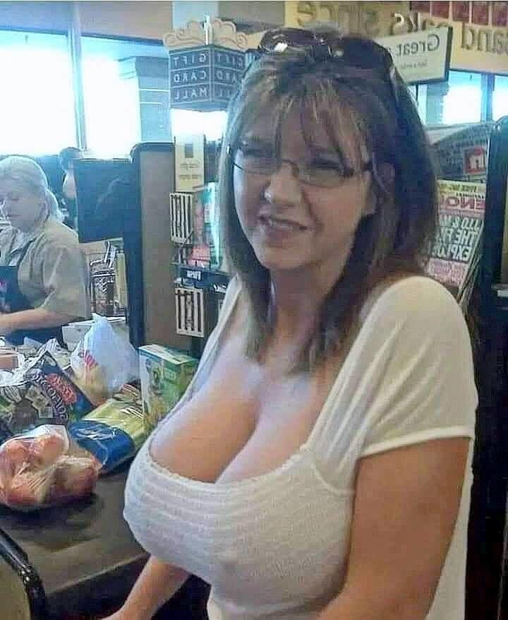 with their large cleavage they challenge you to touch