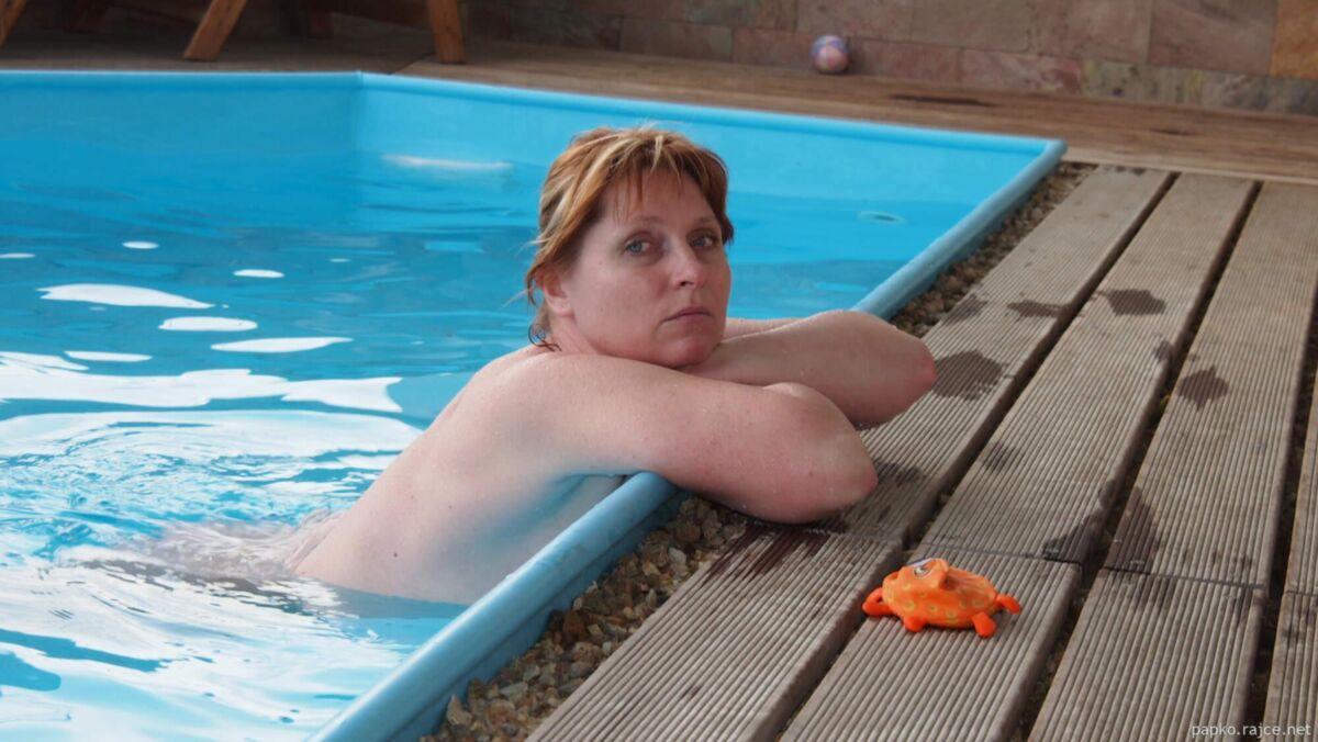 Mature Redhead Great tits and full bush