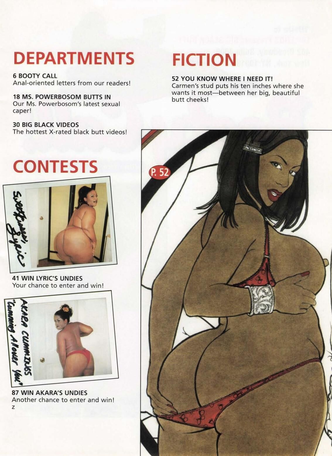 Big Black Butt Magazine July 