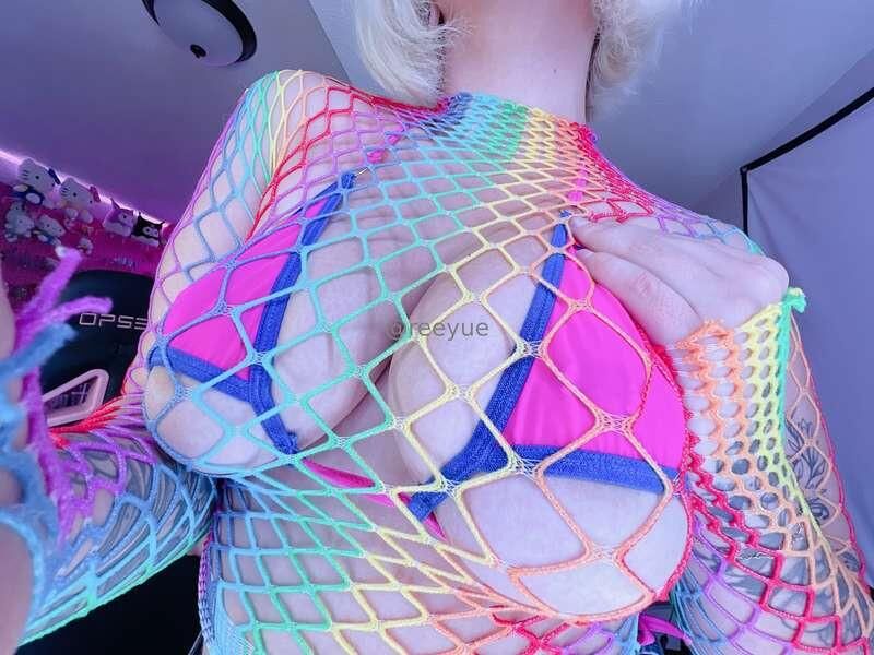 Ree Big Ass Big Boobs Tattooed Beauty Blonde Girl Mixed Shots