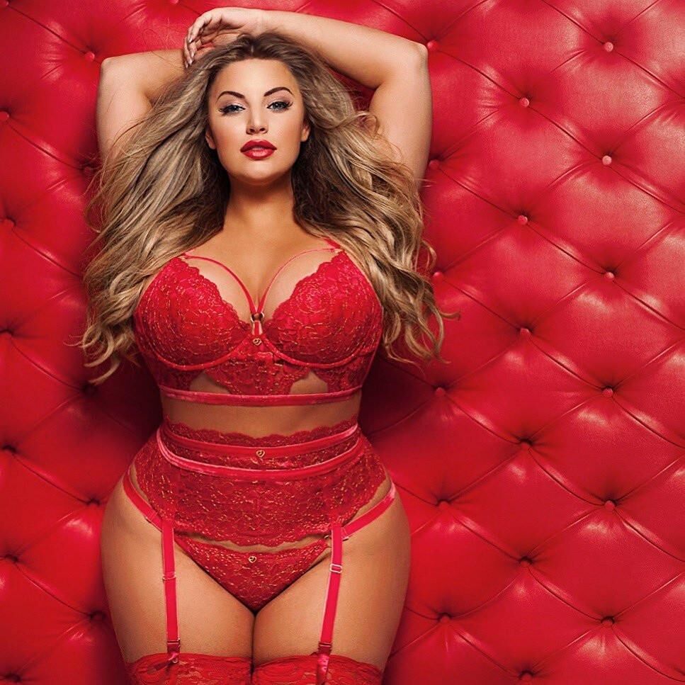 Ashley Alexiss Thick Plus Size Lingerie Model