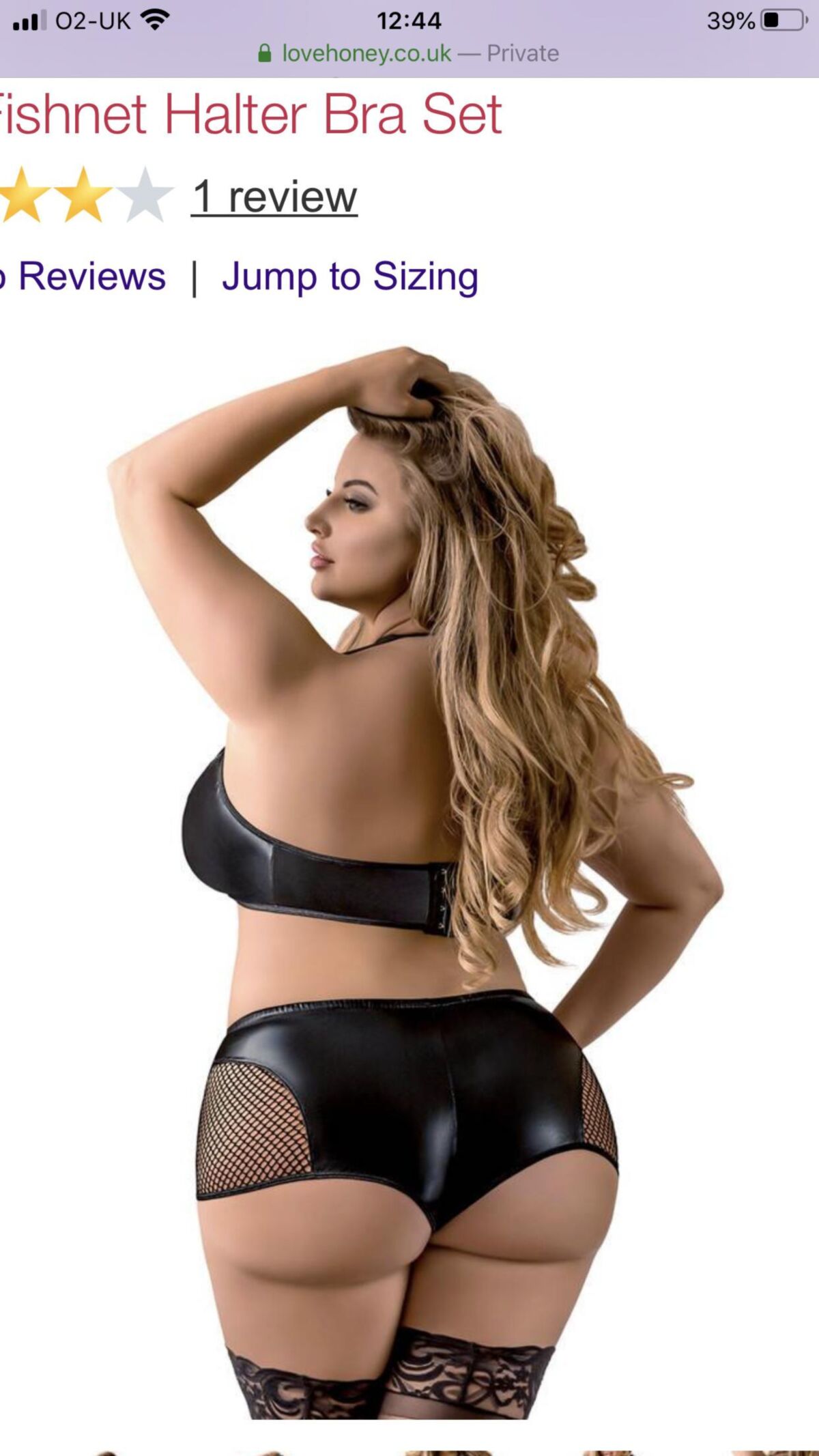 Stunning Plus Size Lingerie model Ashley Alexiss