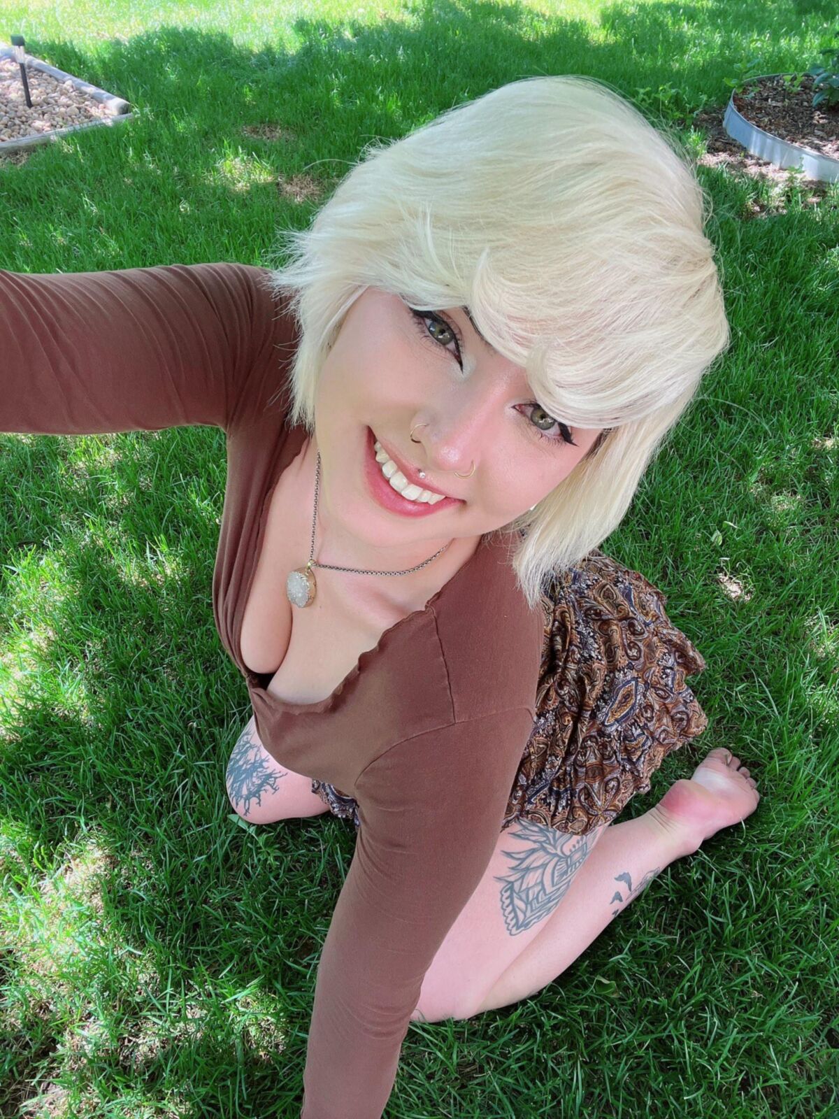 Ree Big Ass Big Boobs Tattooed Beauty Blonde Girl Mixed Shots