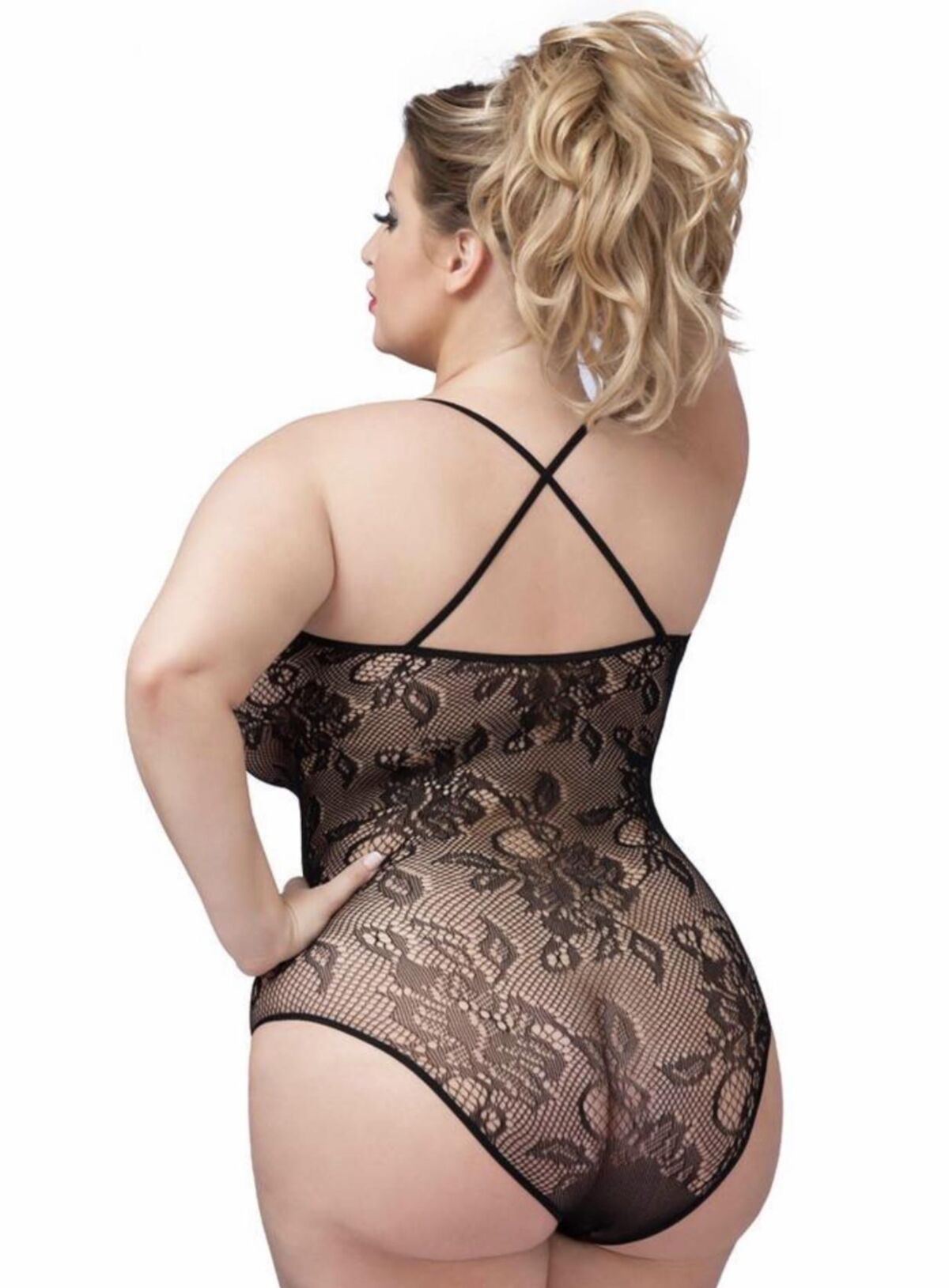 Stunning Plus Size Lingerie model Ashley Alexiss