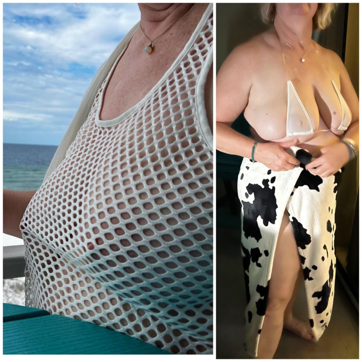 Mi sexy novia milf vestida de colección desnuda