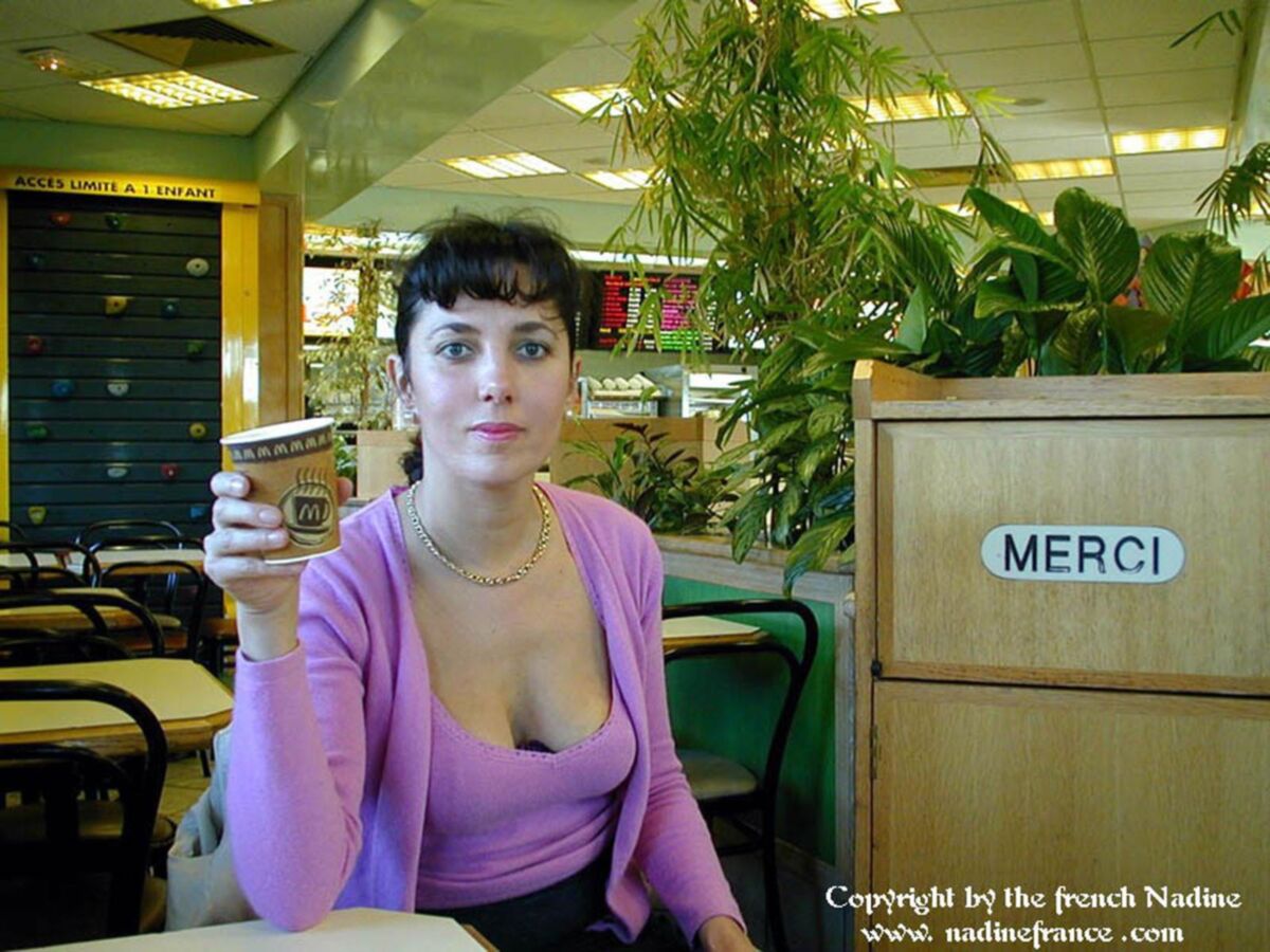French Nadine Sexy French Exhibitionist Little Town McD