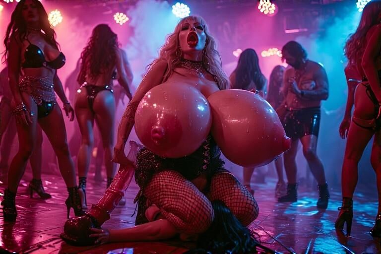 Foda -se a noite toda na pista de dança