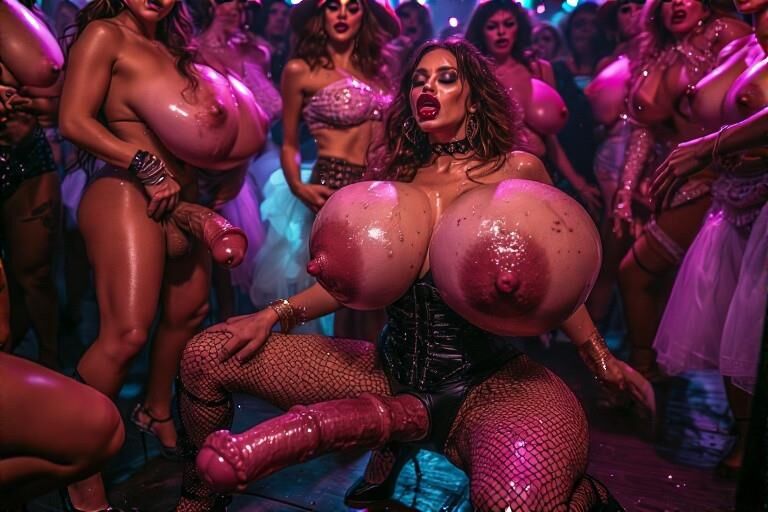Foda -se a noite toda na pista de dança