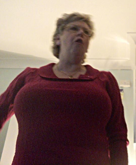 Busted by Busty Aunty Bibby